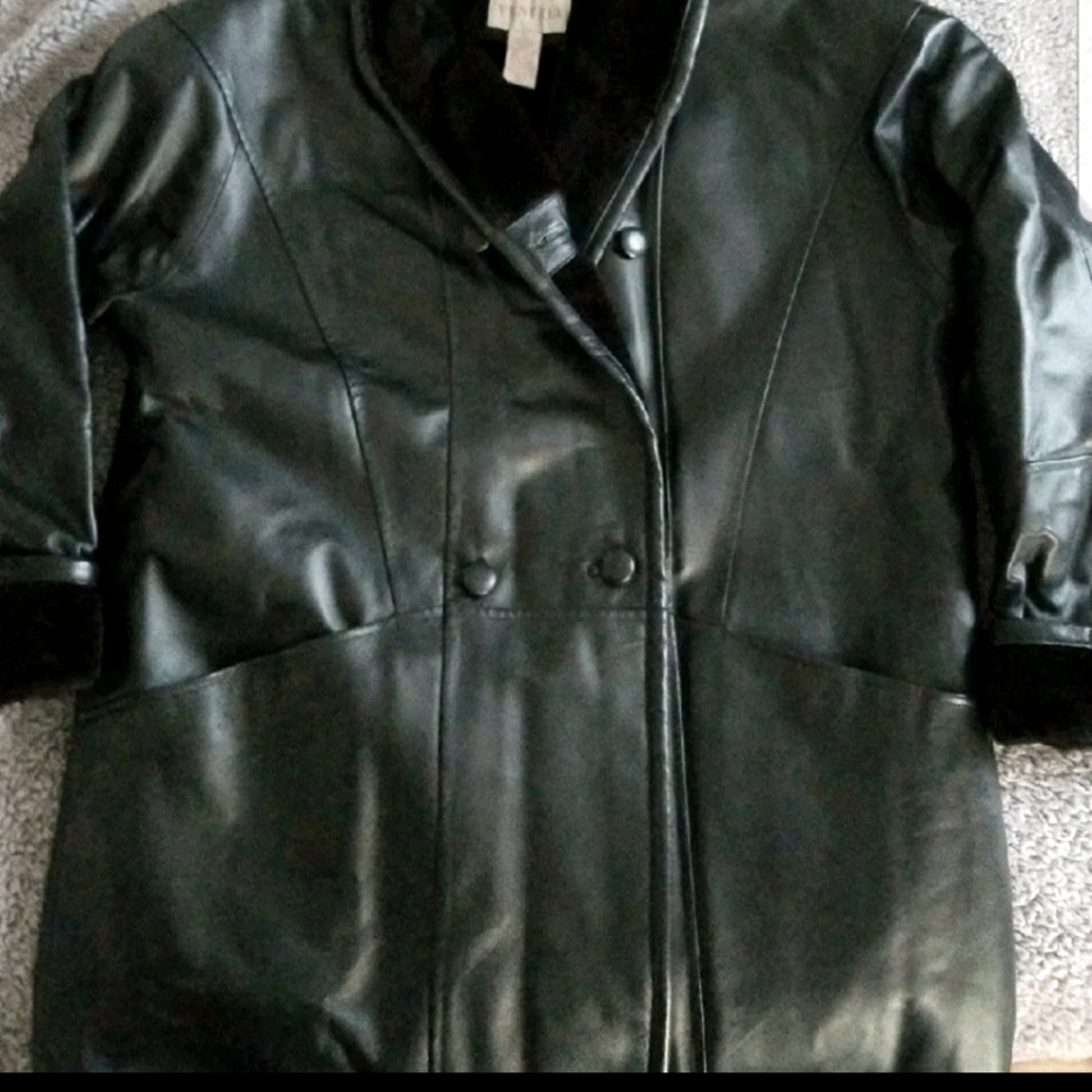 Lined Leather Jacket
